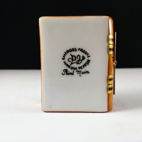 LIMOGES FRANCE SIGNED ROCHARD BOOK W/GLASSES 1989 - Picture 2 of 6